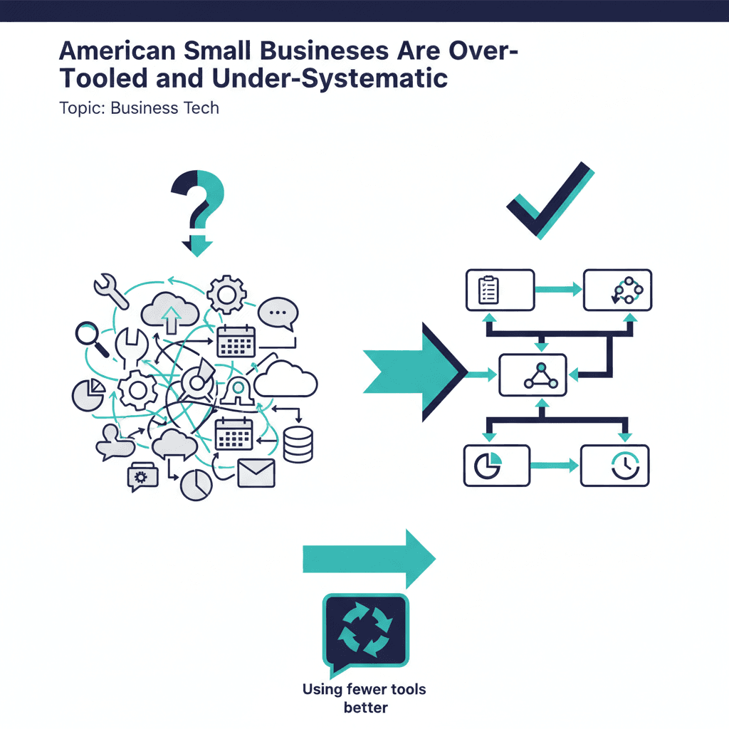 American Small Businesses Are Over-Tooled and Under-Systematic