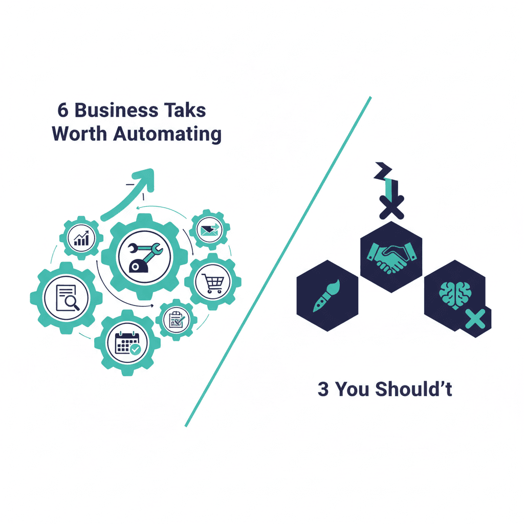 6 Business Tasks Worth Automating with AI in 2026 (And 3 You Shouldn't)