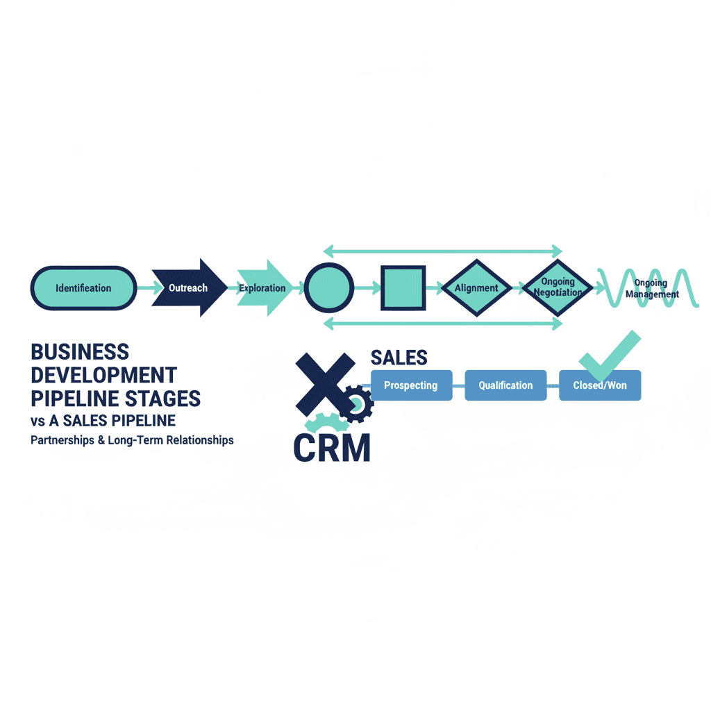 Business Development Pipeline Stages (vs a Sales Pipeline)