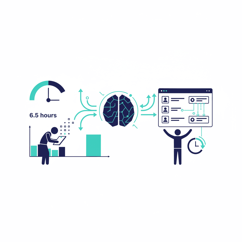 CRM Data Entry and Updates: How AI Gives Sales Reps Back 6.5 Hours a Week