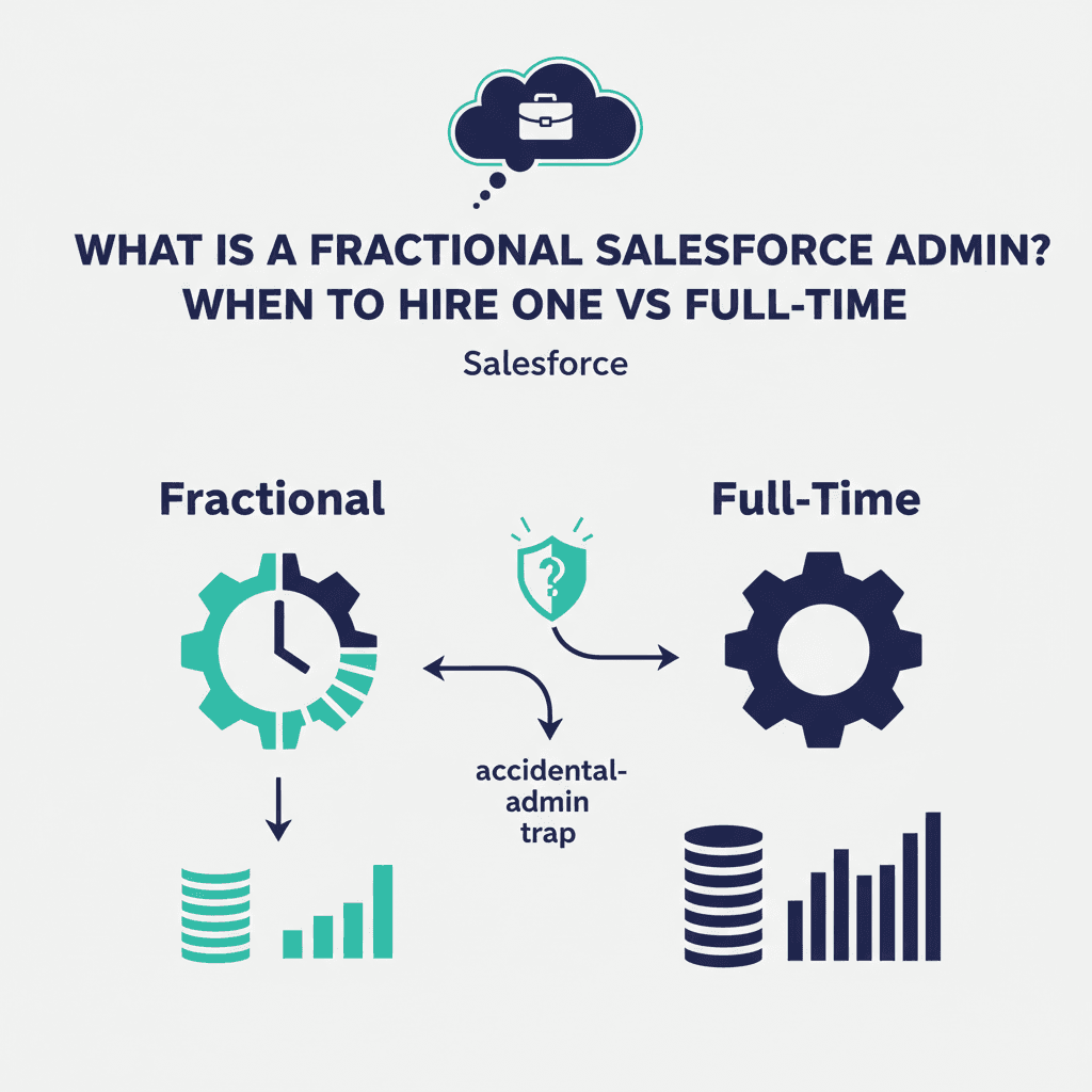 What Is a Fractional Salesforce Admin? When to Hire One vs Full-Time