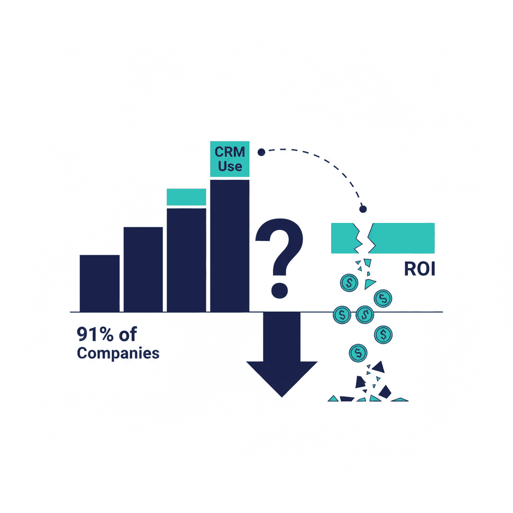 91% of Companies Use a CRM. Here's Why Most Don't Get Their Money's Worth.